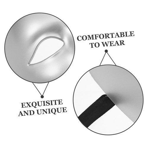 CLISPEED Masquerade Half Face Mask for Women Men Elegant Carnival Costume Prop for Halloween Parties and Themed Events Comfortable Fit and Striking Design