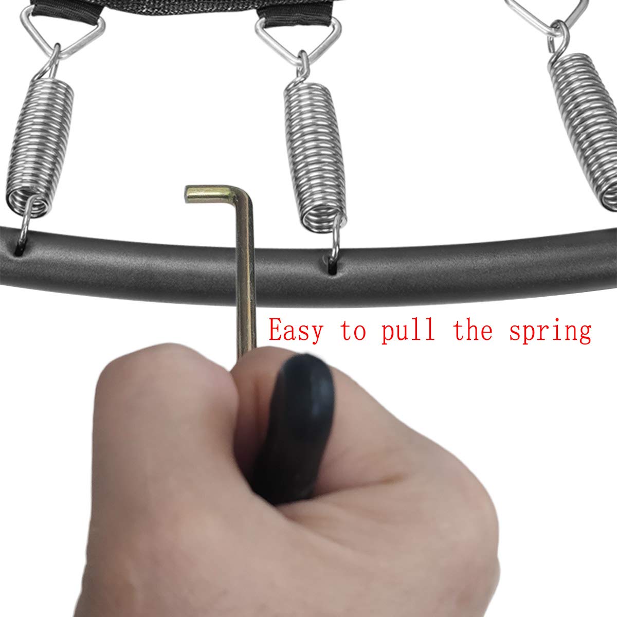 2PCS Spring Pull Tool, Trampoline Spring Tool, Suitable for Spring Installation/Disassembling