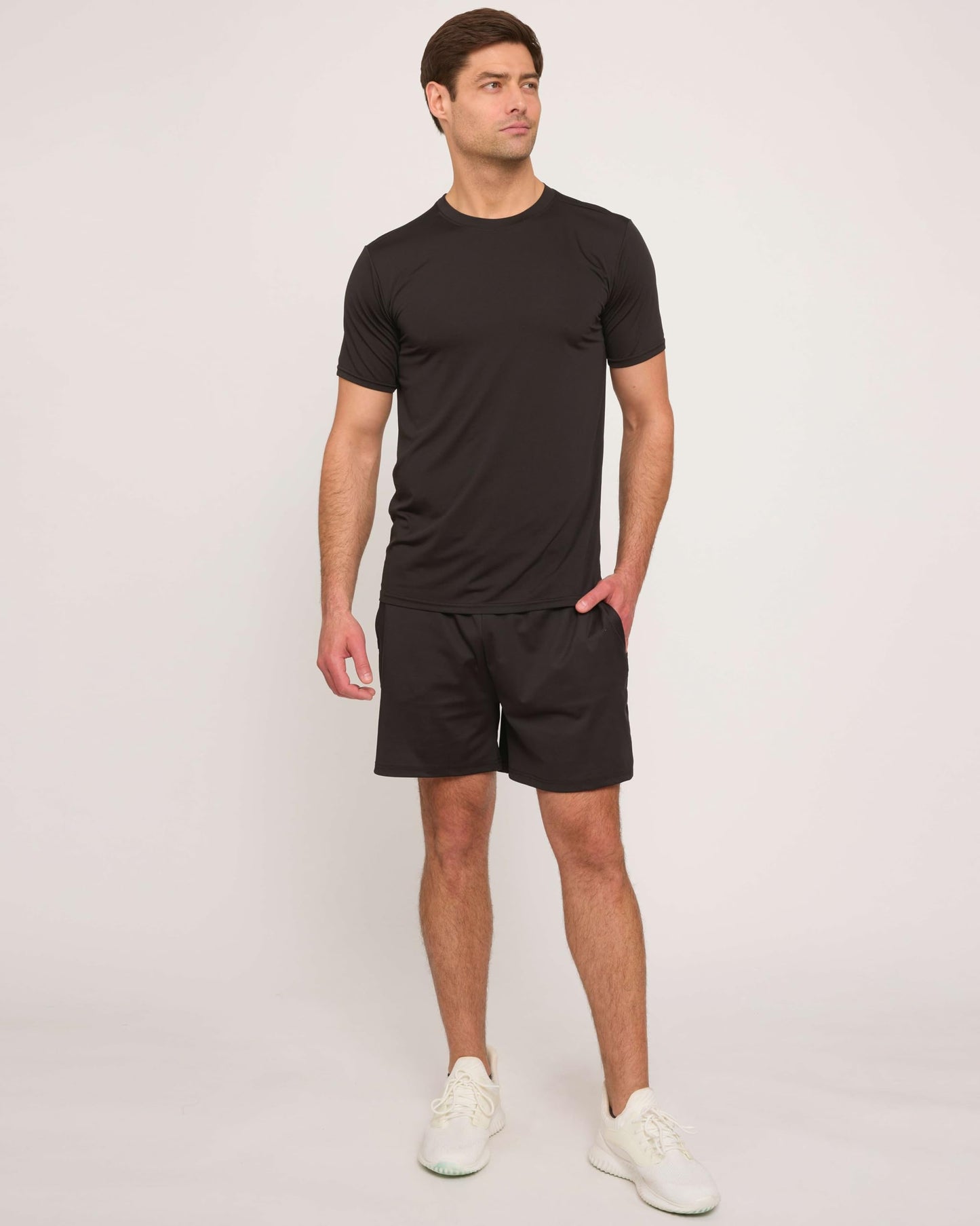 Real Essentials - Pack of 5 Men’s Active Quick Dry Fit Crew Neck T-Shirts Athletic Gym Workout Short Sleeve Tee Tops Camisas para Hombres Summer - 3X-Large - Set 8