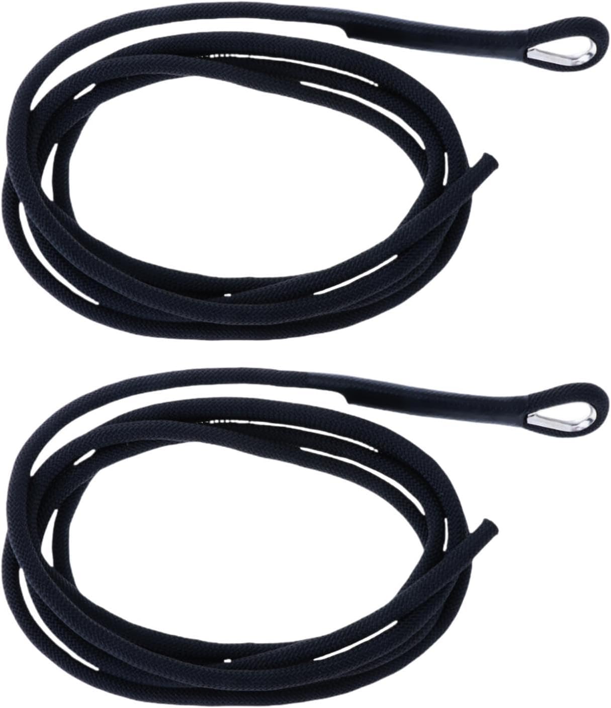 2 Pieces Pilates Reformer Pull Ropes Bands Easy to Install Hardware Fitting Belts Straps for Home Studio Use Pilates Core Bed