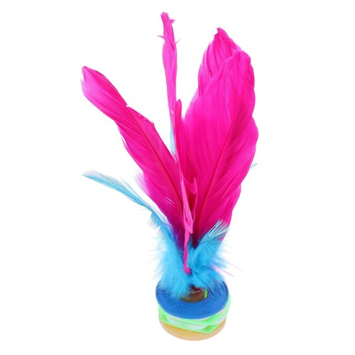 Yardwe 2pcs Kick Shuttlecock Lightweight Exercise Foot Sports for Traditional Chinese Jianzi Enhance Coordination Flexibility Safe for Outdoor Fun