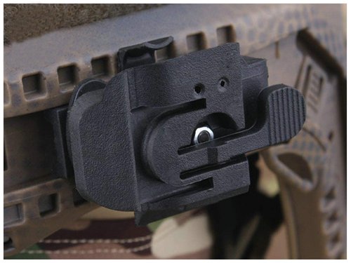 Paintball Equipment Emerson HL1-A Helmet Light Mount For:FAST Helmet (Black)