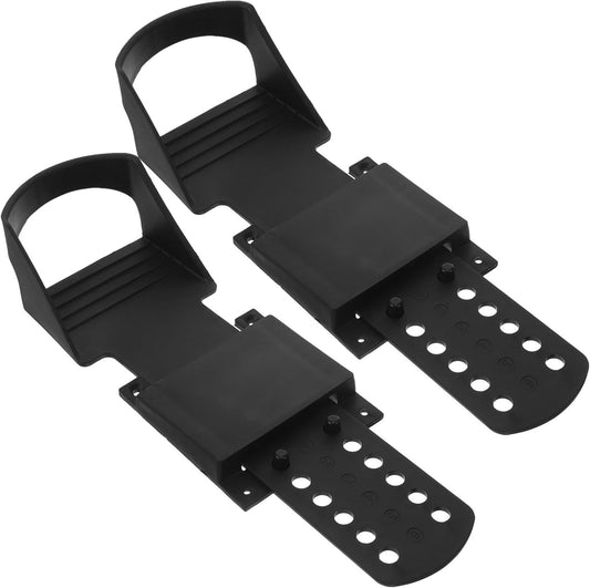 1Pair Rowing Machine Pedals Foot Pedals Nonslip Fitness Equipment for Workout Gym Sports, Rowing Machine Parts, Home Workout Accessories