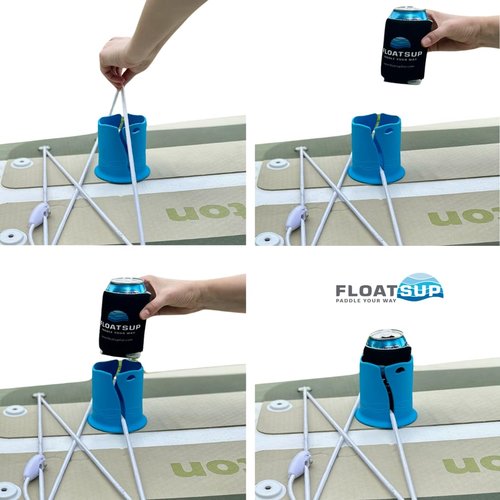 Floatsup® Cup Paddle Board and Kayak Drink Holder Signature Blue