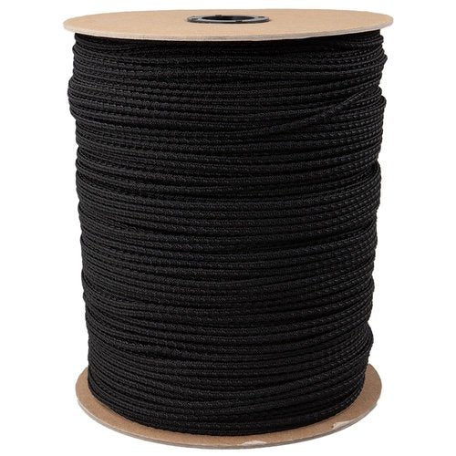 Paracord Planet ParaLock Paracord – Textured Sheath Paracord for Added Grip in Knots, Handles, and More! (Black, 100 Feet)
