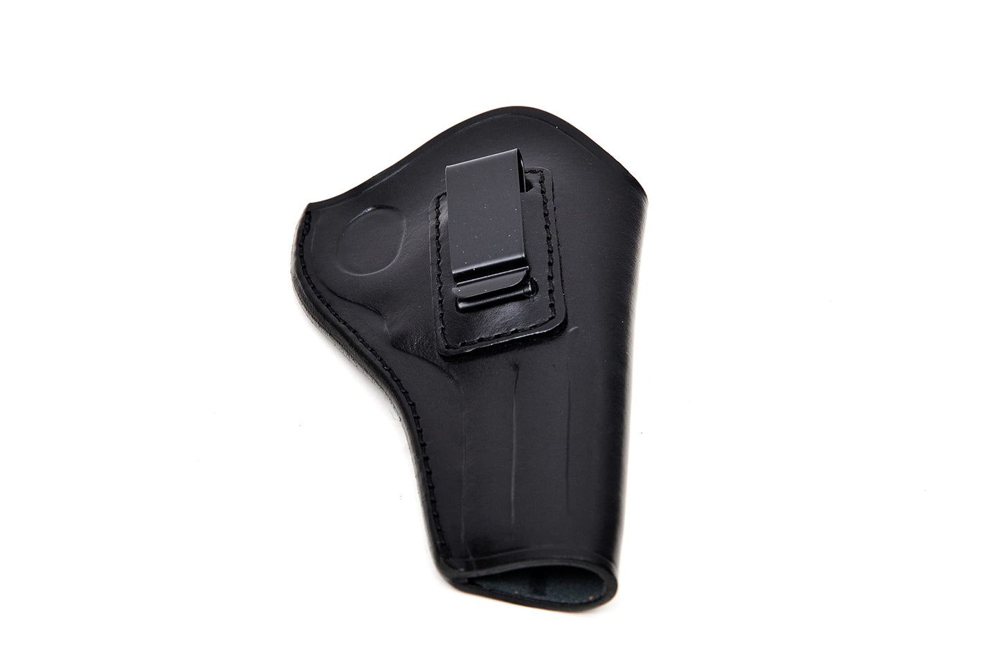 IWB Leather Holster for Taurus 856 Defender 3" Barrel - Genuine Leather - Brown and Black - Right or Left Hand (Right Hand, Black)