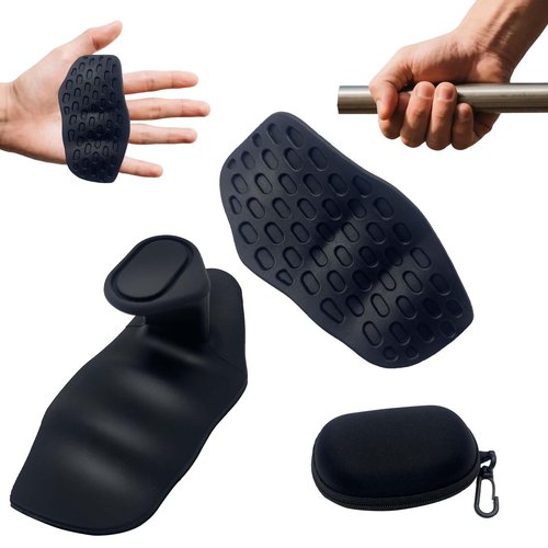 DSCMLIS Workout Grips, Weight Lifting Grip, Ergonomics Anti-Slip Rubber Gym Grips for Men and Women Weightlifting, Pull-Ups, Fitness and Bodybuilding to Protect Palm