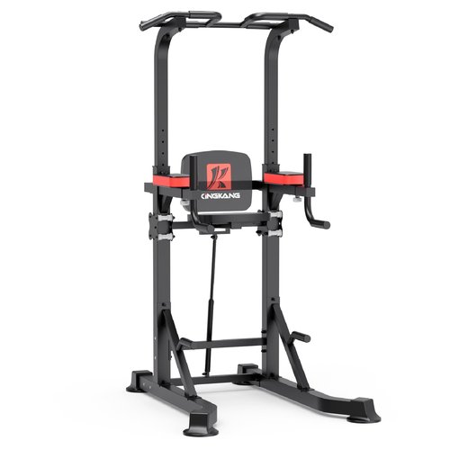 K KiNGKANG Power Tower Dip Station, Multi-Function Assistive Trainer Pull Up for Home Gym Muscle Building and Beginner Exercises,Load 450LBS