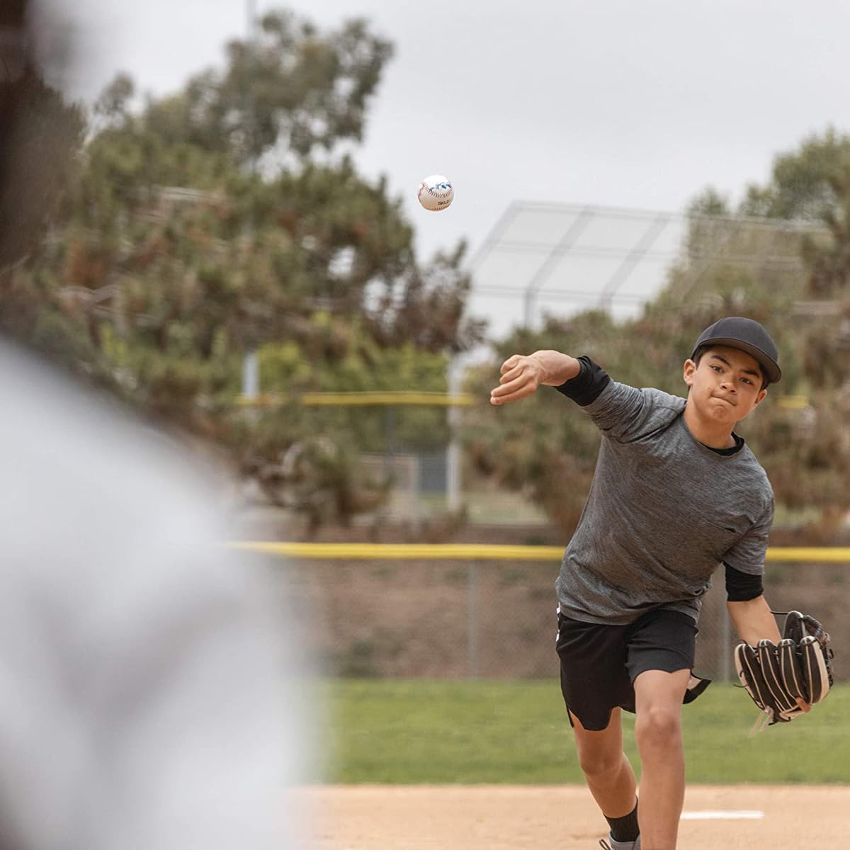 SKLZ Pitch Training Baseball with Finger Placement Markers, White, 1