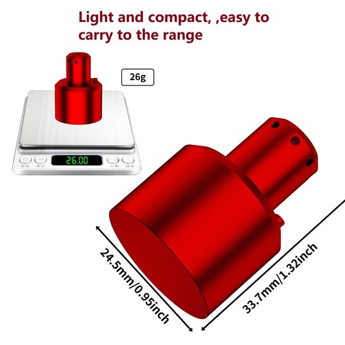 Verpdot Green Laser Bore Sight Kit Laser Boresighter Big Button Switch Multiple Caliber (0.17 to 12GA) with Magnetic Bore Sighter for Hunting and Shooting
