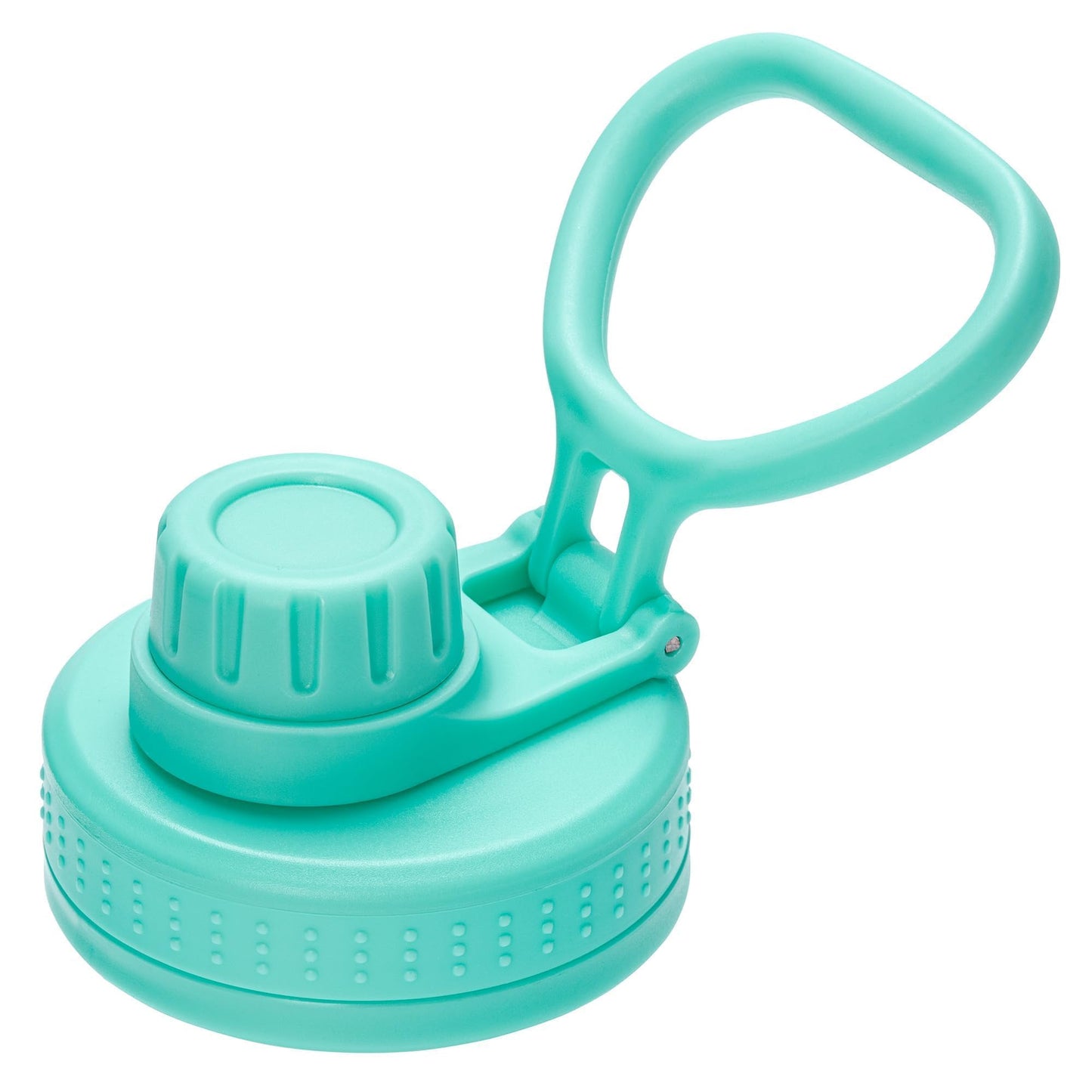 Prurex Replacement Lid for Hydro, Hydroflask, Takeya & More Wide Mouth Water Bottles - 2.28" Inner Diameter, 0.59" Thread Height - Smooth Spout, Flexible Handle, Leakproof Design(Green,1 Pack)