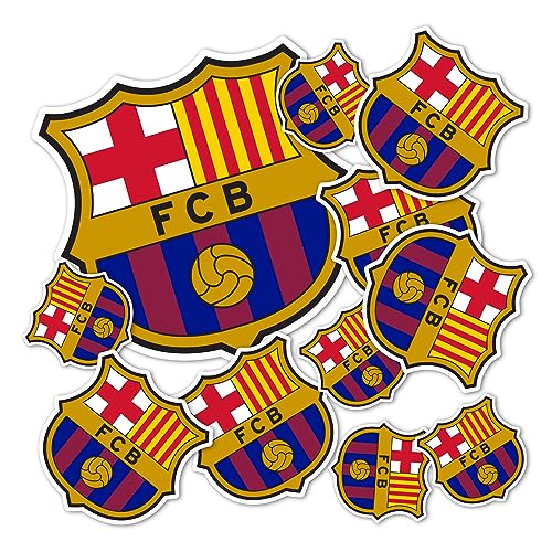 Official FC Barcelona Vinyl Sticker Decal for Laptops Water Bottles & Cars