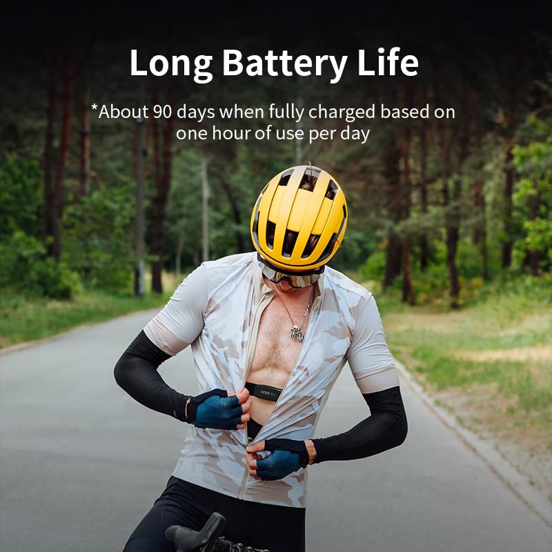 XOSS X2 Pro Chest Strap Heart Rate Monitor with Bluetooth 4.0, IP67 Waterproof