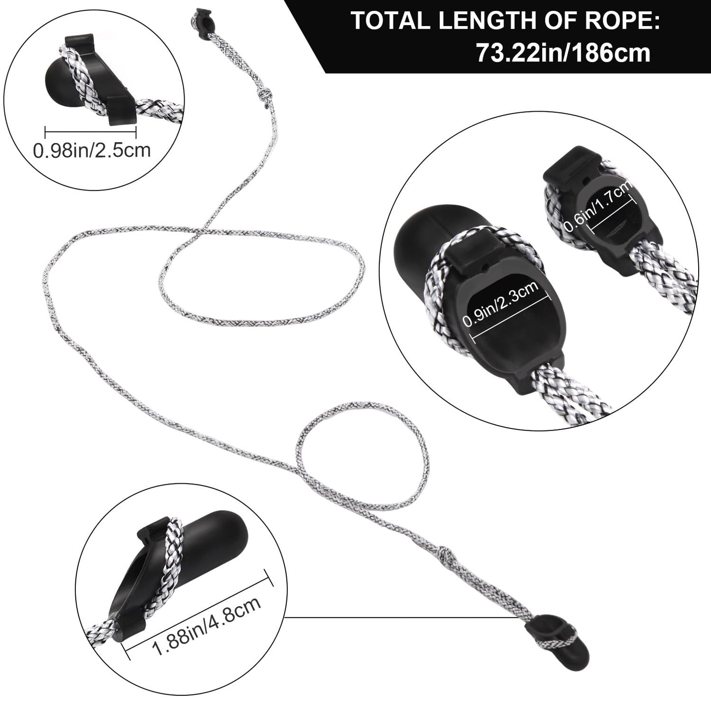 AHOSOUTLY Archery Bow Stringer Tool for Recurve Bow& Longbow- Heavy-Duty Nylon Archery Bow Stringer Portable Safety Stringing Accessories