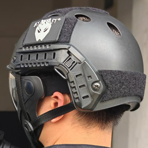 ATAIRSOFT PJ Type Tactical Paintball Airsoft Fast Helmet Black