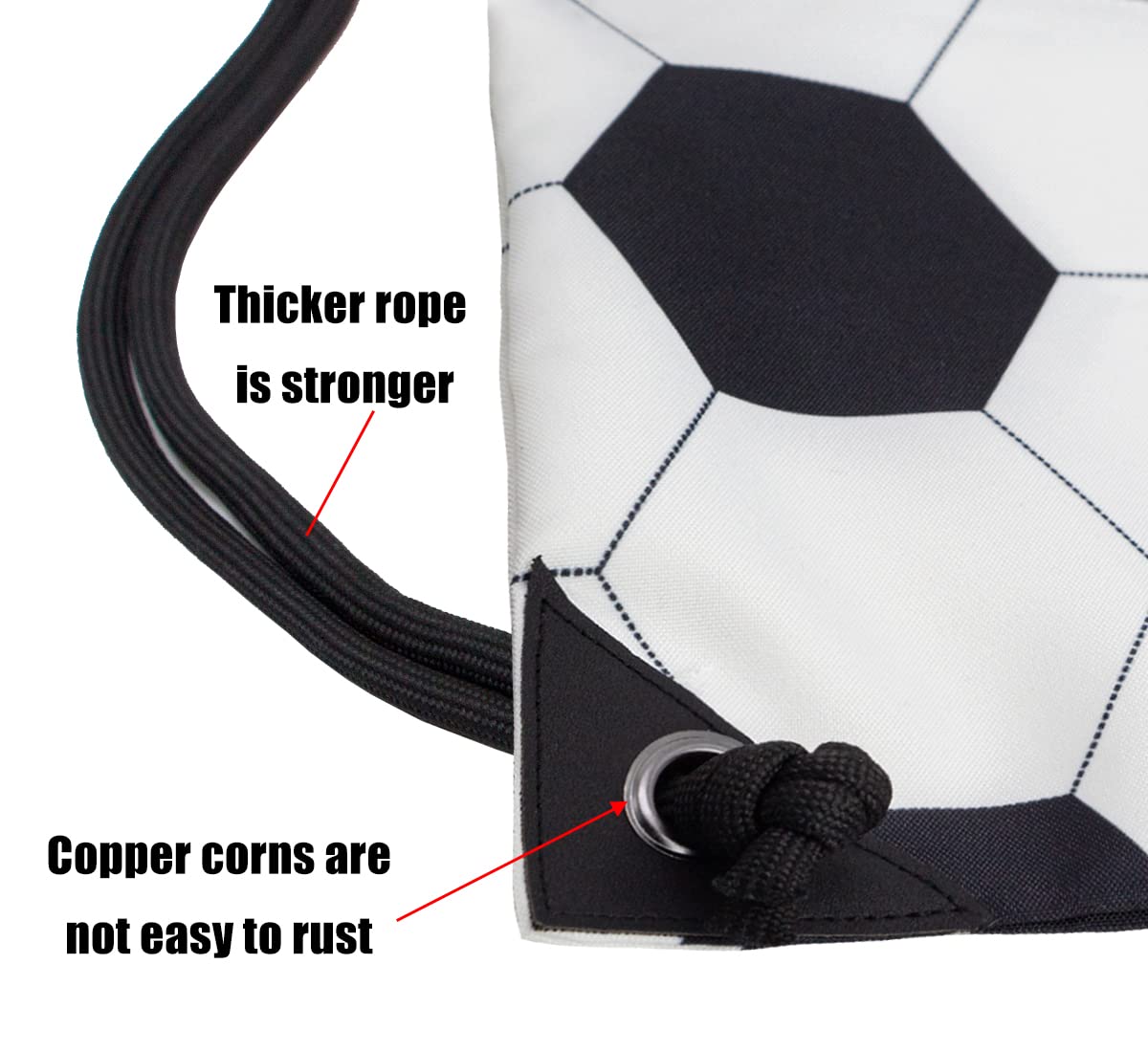 HOLYLUCK Drawstring Backpack Bag Sport Gym Sackpack (softball soccer)