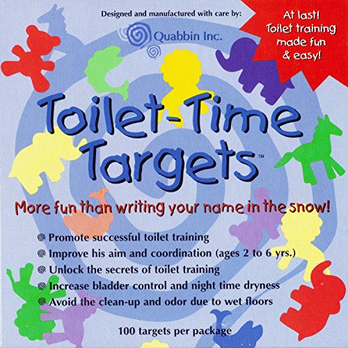 Toilet Training Targets for Boys - Animal Shapes, Fun & Motivational