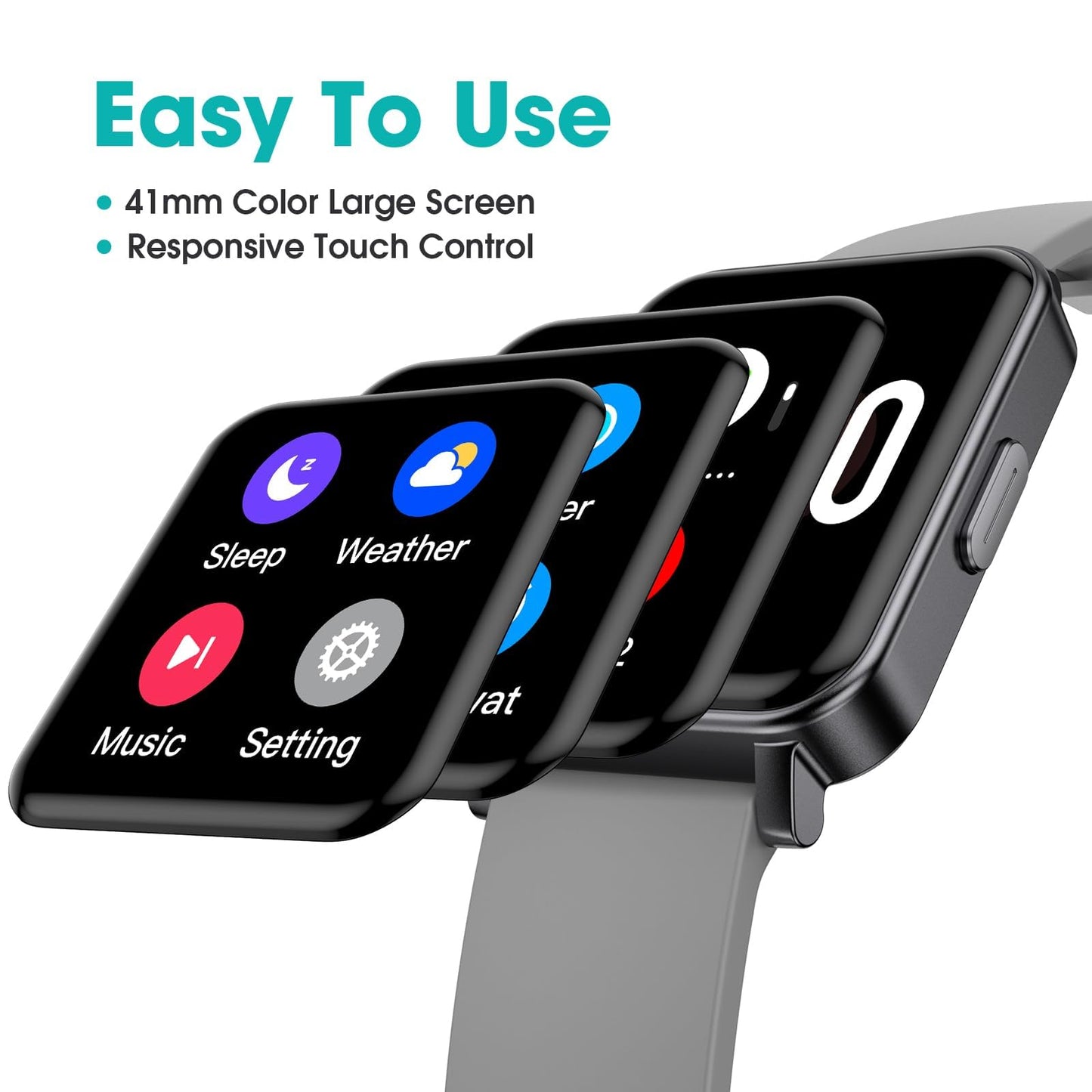 Imzuc Pedometer Watch Senior Friendly No App/Phone Required, Waterproof Fitness Tracker Watch with Step Counter Calories/Sleep Tracker for Walking Running for Men Women