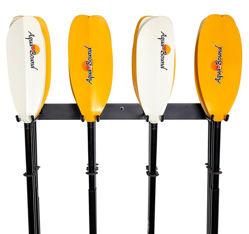 Ultimate Paddle Wall Mount Rack for Kayaks, SUP & Canoes - Holds 16 Paddles