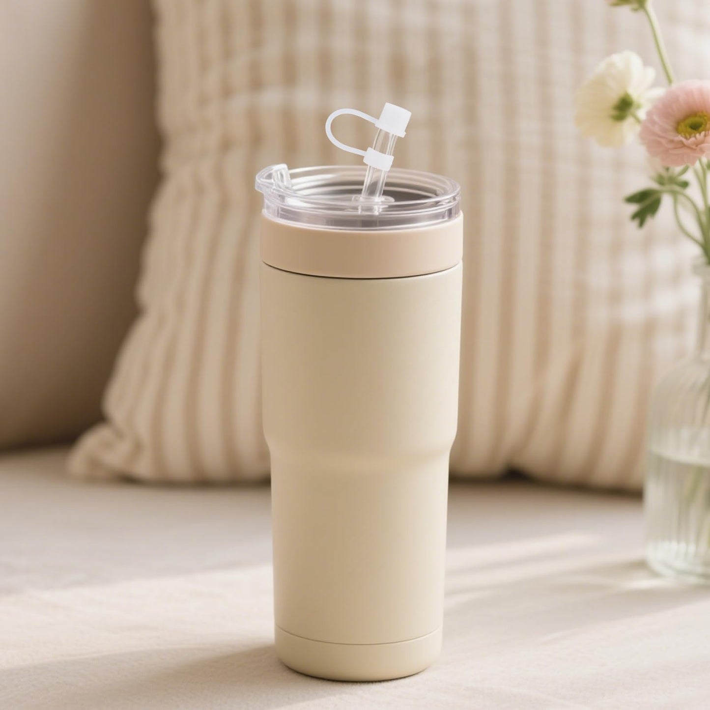 BOXOB 4pcs Silicone Straw Tip Covers For Brumate Era 30oz 40oz Tumbler