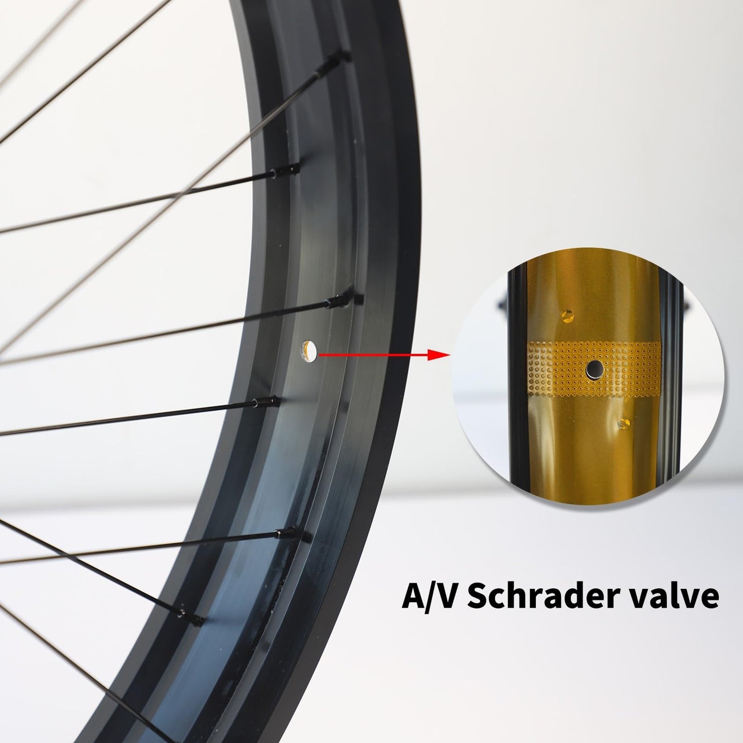 26x4in Ebike Front Wheel for Snow, Beach Bike Fat Tire Rim 26x4.0 Aluminum Alloy Bike Rim 36H Disc Brake Hub Quick Release 9X135mm