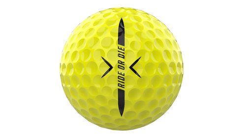 P*ss M*ssile Distance Golf Balls, Dozen - 4-Layer Design, High-Compression Core, and Surlyn Cover - Lower Spin & Ideal Trajectory for Longer, Straighter Shots (Yellow)