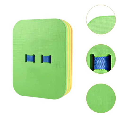 Aymzbd Back Float Swim Trainer,Swim Bubble Multiple Layers Adjustable Belt,Buoyancy Aid for Beginners Playing Pool Beach Adults Kids, Green