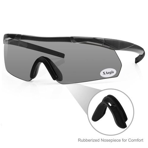 xaegistac Shooting Glasses Eye Protection for Shooting Range,Tactical Glasses with 3 Interchangeable Lens High Impact Eye Protection