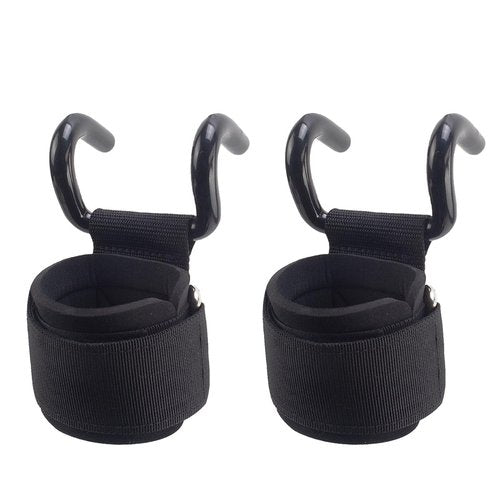 HUANGGG Pull Up Gym Workout Fitness Training Wrist Wrap Weight Lifting Hook Nonslip Padding Powerlifting Wrist Grip