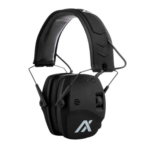AXIL TRACKR Noise Cancelling Ear Muffs ??Mowing, Construction & Shooting Ear Protection ??Comfortable Ear Muffs for Noise Reduction ??Sweat & Water Resistant Ear Protection for Shooting