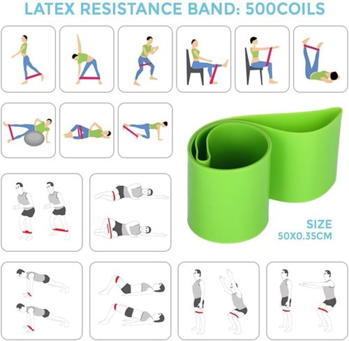 Better Me Pilates Kit for Home Workouts, 2025 New Pilates Essentials Kit for Women, Pilates Kit for Home Workouts Women, Hip Exercise Band Yoga Ball 25cm Figure 8 Resistance Band (D)