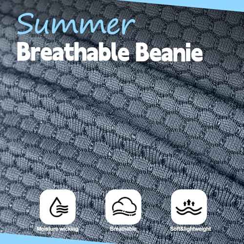 JenPen Cooling Skull Cap for Men Women, Breathable Quick Dry Helmet Liner Sweat Wicking Biker Cap for Running Cycling Sports
