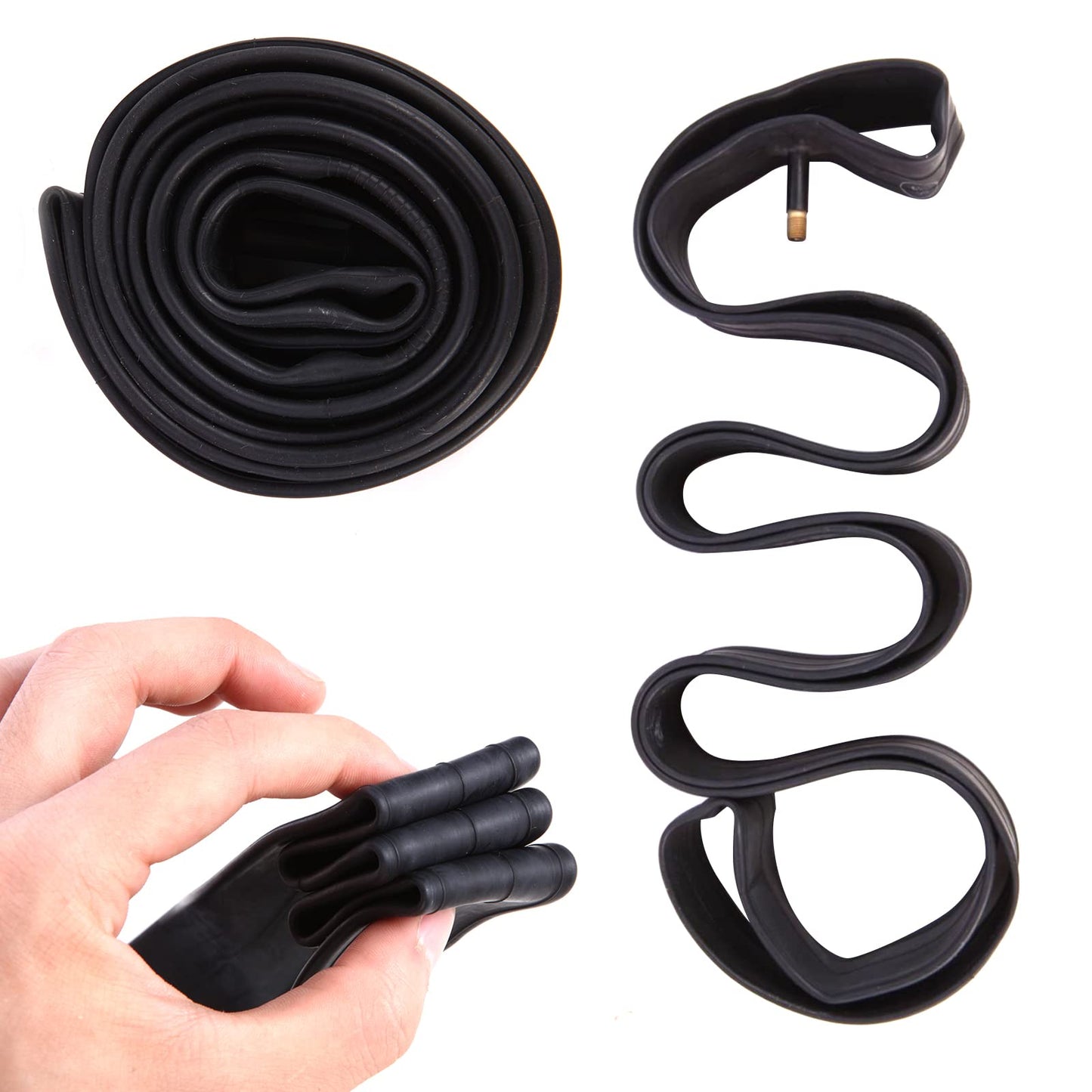 2 PCS Heavy Duty Bike Tubes 700x38C 700x40C 700x43C 700x45C 38C/40C/42C/43C/45C Schrader Valve 35mm/48mm Bicycle Tubes Premium Quality Butyl Inner Tubes (Schrader Valve 35mm)