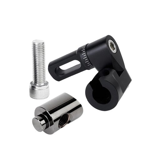 LWANO Single Side Adjustable V-Bar Mount Quick Disconnect Bow Rod Stabilizer, Archery Compound Recurve Bow Stabilizer Single Sidebar Back bar stabilizer Mount