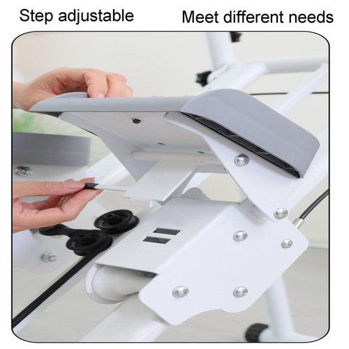 Climbing Machine, Adjustable Step, LED Monitoring, Quiet Safety, Thickened Non-Slip, High Elastic Buffer