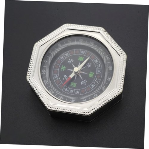 LIOOBO Compass Magnetic Survival Gear Octagonal Shape Educational Compass Geology Tool for Backpacking