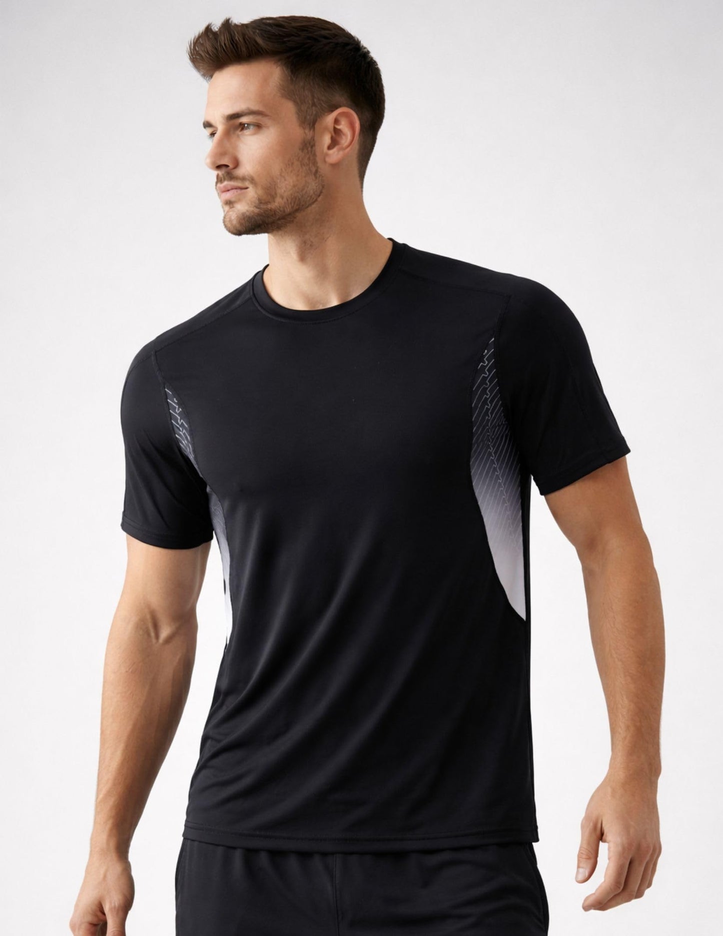 5 Pack Men’s Active Quick Dry Crew Neck T Shirts | Athletic Running Gym Workout Short Sleeve Tee Tops Bulk (Set 20, 4X-Large)