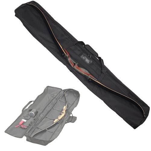 FENJANER Archery Bow Case Recurve Bow Bag Traditional Longbow Bag Lengthen Backpack for Outdoor Shooting Practice (68 inch)