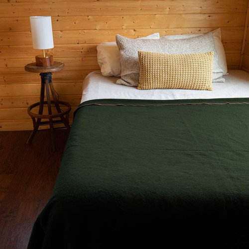 Arcturus Military Wool Blanket - Warm, Thick, Washable - Great for Outdoors, Camping, Stadium Blanket, Picnics, Travel - Car & Bushcraft Survival Kits, Large 64" x 88" 4.5 lb