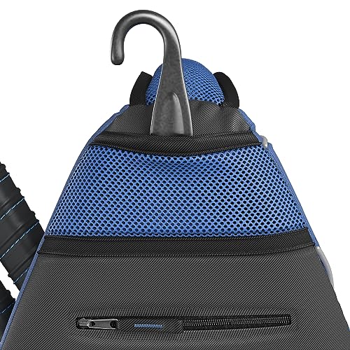 Athletico Blue Sling Bag - Crossbody Backpack for Pickleball, Tennis, Travel