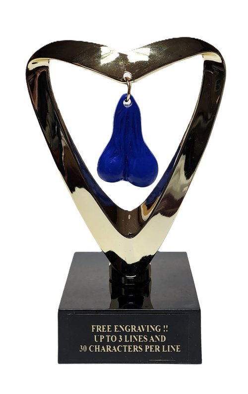 Fantasy Sports Last Place Loser Trophy SACKO - Custom Engraving