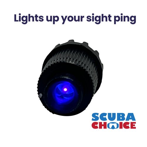 Safari Choice Compound Bow Optic LED Sight Light – Universal 3/8-32 Thread, Compact Design, Compatible with Apex, Cobra, PSE, Trophy Ridge & TRUGLO Sights - Enhances Visibility for Precision Archery