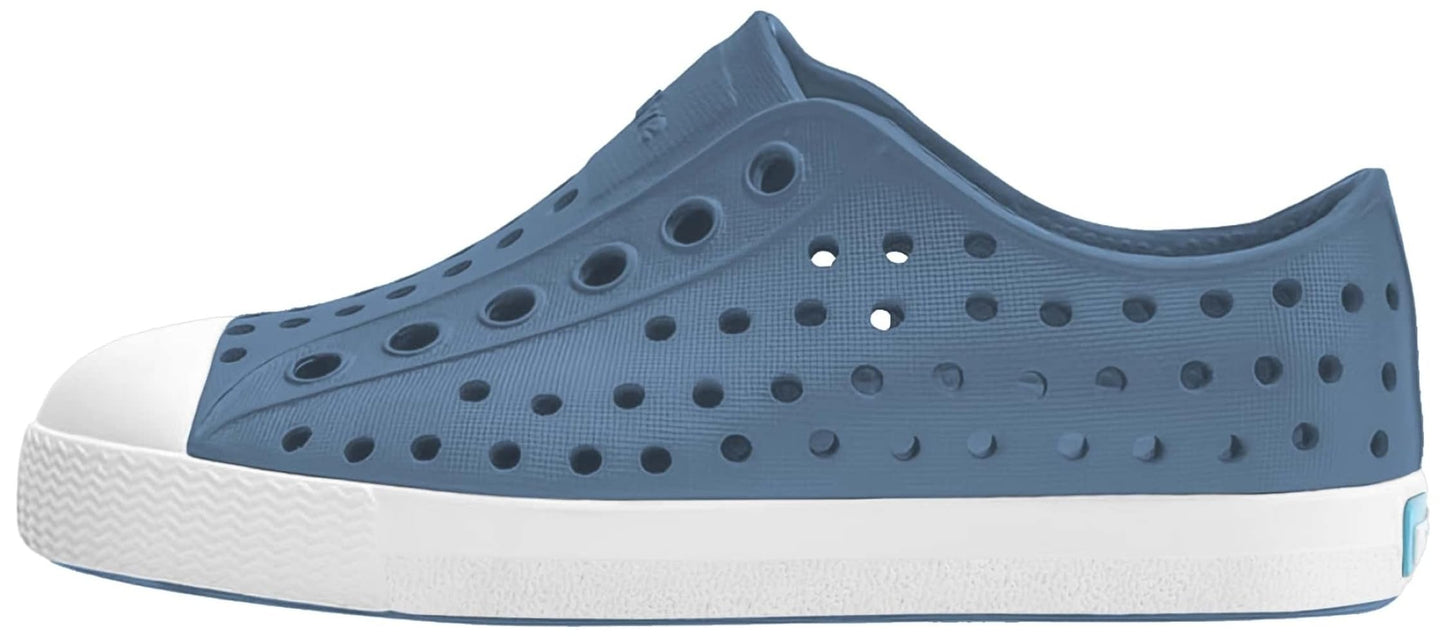 Native Shoes Unisex-Kids Jefferson Sneakers, Oasis Blue/Shell White, 6 Big Kid