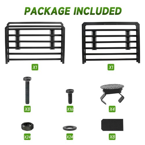 HUGEBO Roof Rack Cargo Basket,52" x 36" x 5" Universal Steel Roof Basket,200LBS Capacity Rooftop Cargo Carrier,Car Top Luggage Holder for SUV, Truck, RV, Pickup