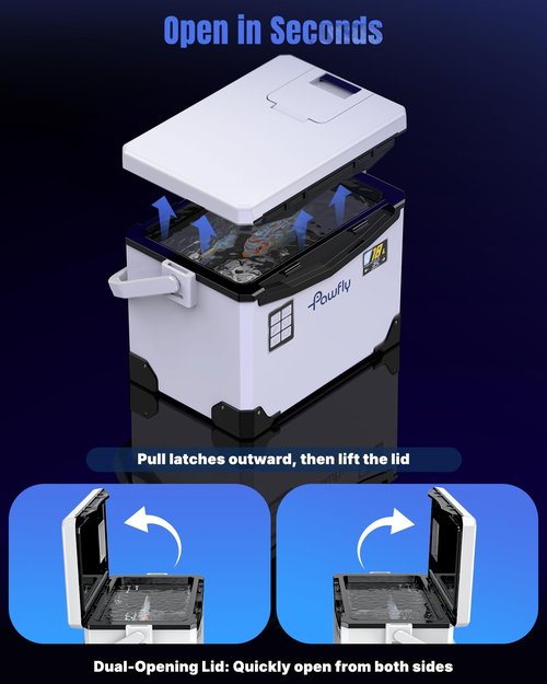 Pawfly Live Bait Cooler, 19 QT Leak-Proof Fishing Cooler with Rechargeable Aerator, Portable Fish Livewell for Boat, Insulated Minnow Bucket for Shrimp & Live Fish, Hard Cooler Box for Fishing