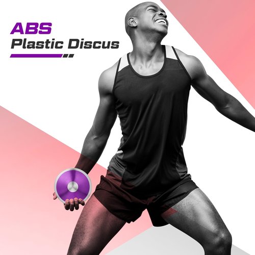 Wettarn 2pcs 1 kg Discus, Man Women Discus Track and Field Discuses Track and Field Equipment (Purple)