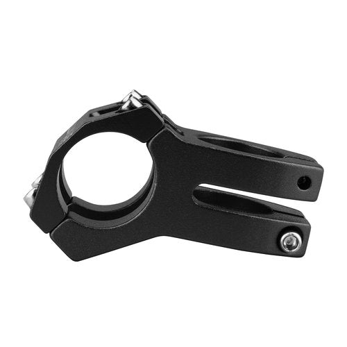 LUNJE Bike Stem, 31.8mm MTB Stem, 45mm Short Bike Stem, Sandblasted Matte Finish, CNC 6061-T6 Aluminum Alloy with Anodized Coating, Corrosion-Resistant for Mountain/Road/BMX Bikes (Black)