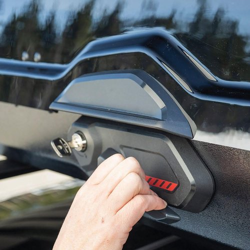 Yakima CBX XXL 21.5 Cubic Foot Vehicle Rooftop Premium Cargo Rugged Carrier Gear Box with Dual Sided Opening and SKS Security Locks, Black