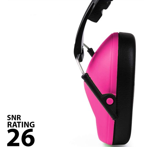 G & F Products For Both Aduit & Kid's Adjustble Headband, Pink Earmuff, One Size