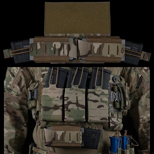 Tactical MOLLE Panel with Hook and Loop for Tactical Vest Chest Rig Airsoft Paintball